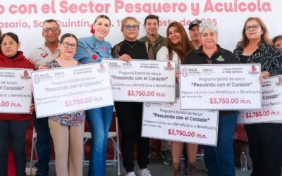 Destaca Gobierno de Marina del Pilar nivel nacional en pesca y acuacultura