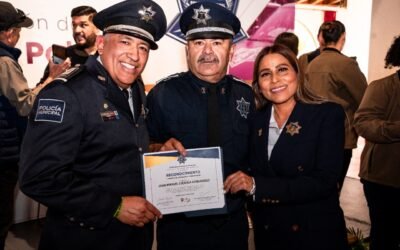 Anuncia Claudia Agatón incremento salarial para policías municipales