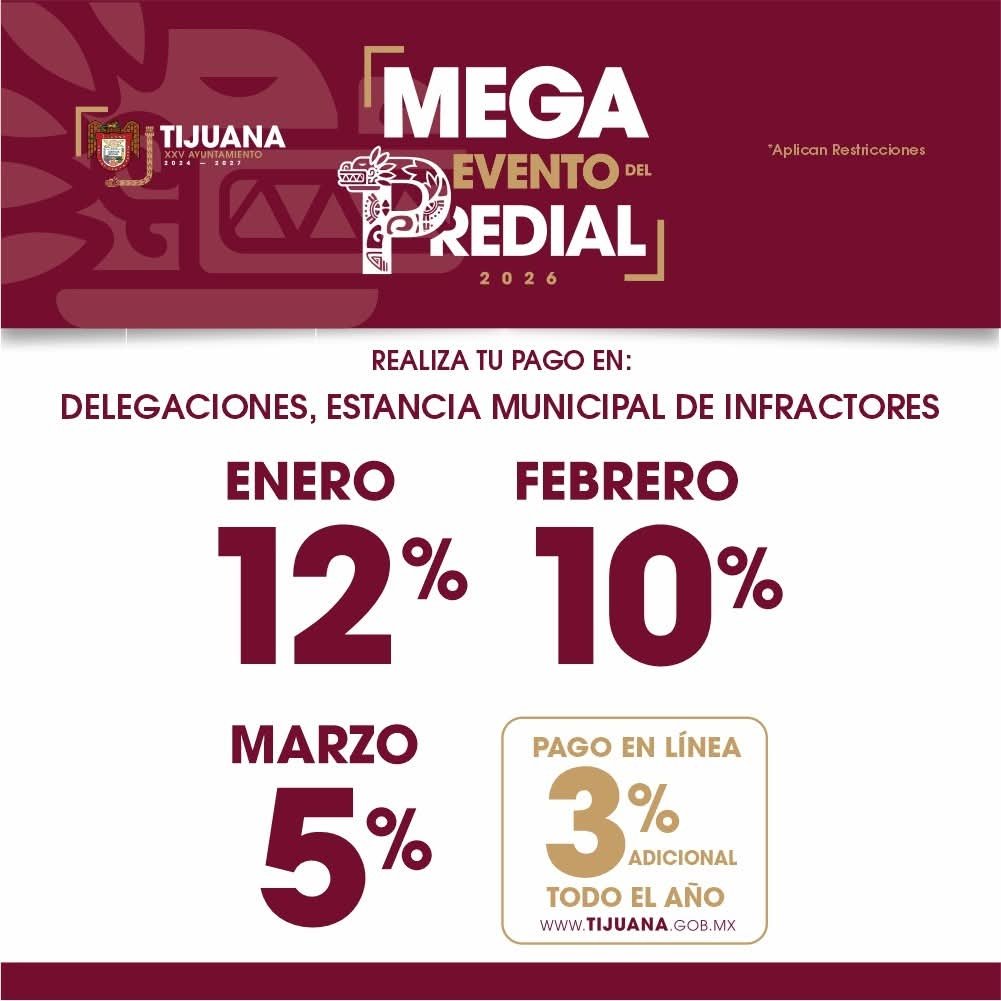 Predial Tijuana Enero Predial Tijuana Enero