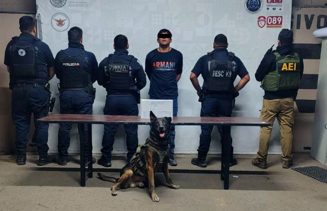 armado detenido K9