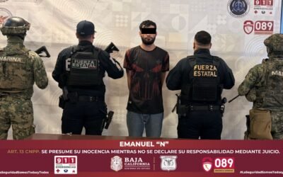 Captura Fuerza Estatal a sujeto buscado por homicidio en Tijuana
