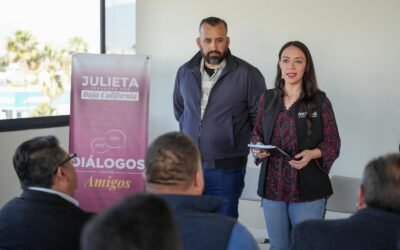 Se reúne Senadora Julieta Ramírez con transportistas de Ensenada