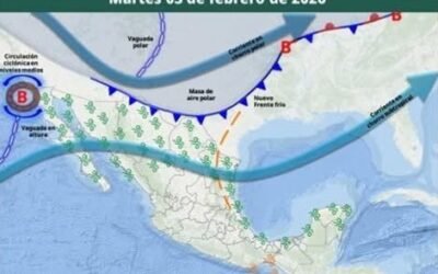 Advierte Protección Civil ingreso de nuevo Frente Frío a BC