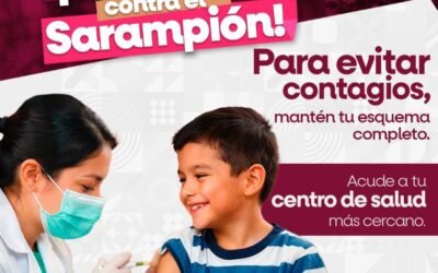 Refuerza Gobierno de Baja California vacunación contra Sarampión