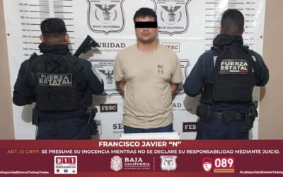 Capturó Fuerza Estatal a sujeto armado en Ensenada