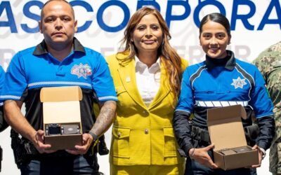 Fortalece Gobierno de Ensenada labor policial con cámaras corporales