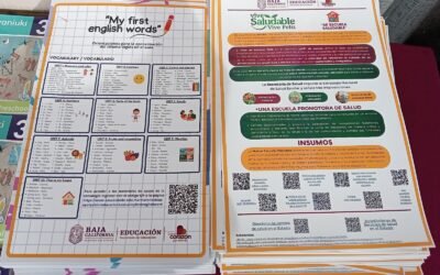 Presentan estrategias “My First English Words”, y “Mi Escuela Saludable”a maestros de preescolar
