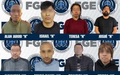 Capturan FGE, DSPM y FESC a 8 objetivos de Mesa de Seguridad