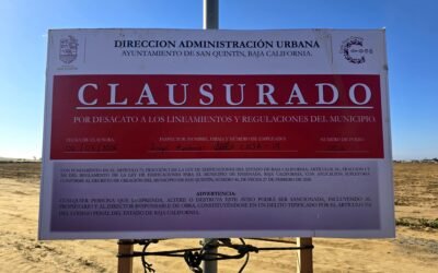 Iniciaron procesos contra desarrolladores irregulares en San Quintín