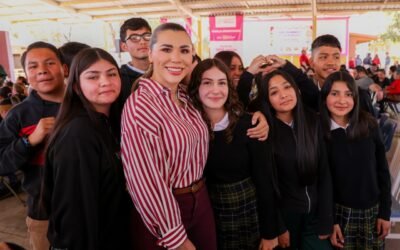 Fomenta gobernadora Marina del Pilar participación de estudiantes en proyectos de impacto social