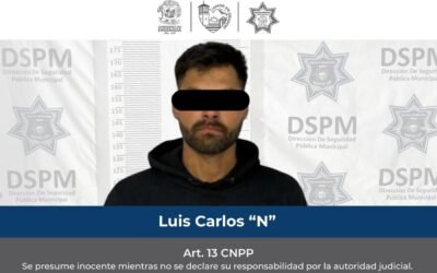 Recuperan Municipales moto robada y arrestan al conductor