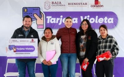 Entregó gobernadora Marina del Pilar nuevas Tarjetas Violeta a madres jefas de familia