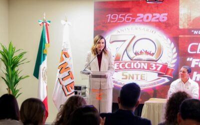 Destaca gobernadora unidad entre Estado y docentes para garantizar futuro de familias en BC