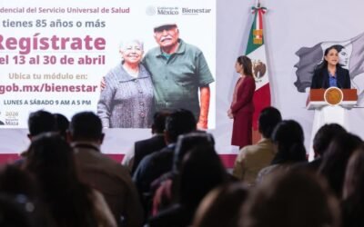 Lanza Sheinbaum Sistema Universal de Salud, mediante decreto presidencial
