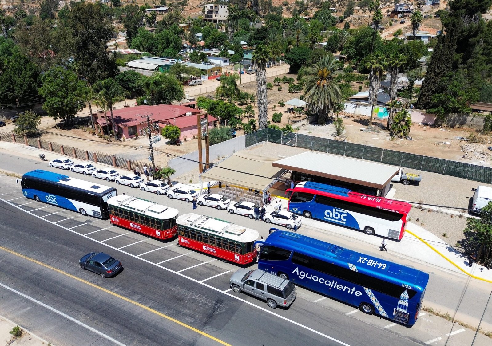Central autobús Valle Guadalupe 