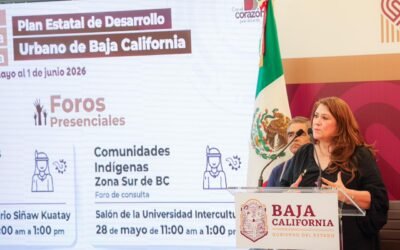 Convocan a participar en Consulta Pública para Plan Estatal de Desarrollo Urbano de BC 2026-2040
