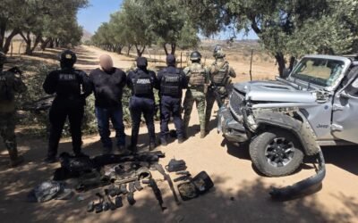 Capturaron Fuerzas de Seguridad a jefe de célula criminal en Tecate
