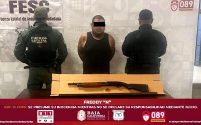 Capturó FESC y Municipal a sujeto que mató de disparo a un perro en Tijuana