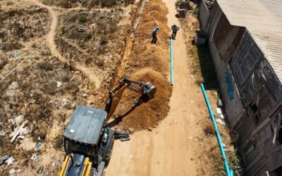 Instaló CESPE red de agua potable en la Colonia Ramos