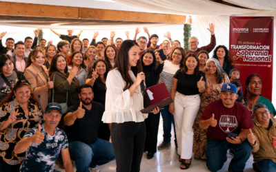 Inicia Julieta Ramírez asambleas por la soberanía en Rosarito