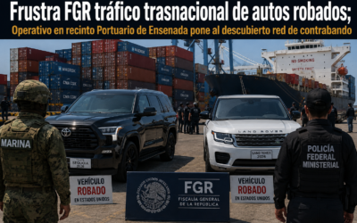 Frustra FGR tráfico trasnacional de autos robados