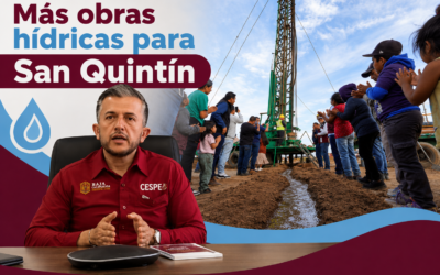 Anuncia CESPE más obras para San Quintín en coordinación con CONAGUA