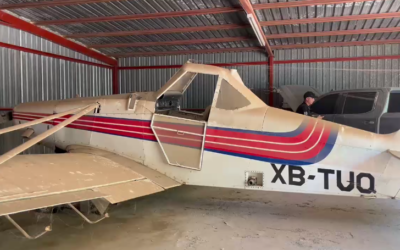 Tras cateo, incauta FGE avioneta y vehículos robados en Valle de Mexicali