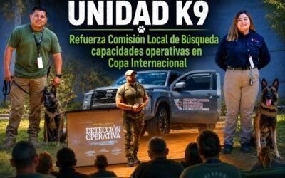 Refuerza Unidad de Búsqueda, capacidades operativas de Binomio K9