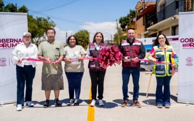 Supera Gobierno de Claudia de Agatón 135 MDP en obras de pavimentación en Ensenada