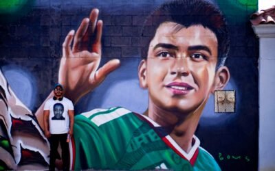 Rinden homenaje a «Morita» con mural en Mexicali