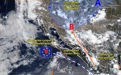Advierte Protección Civil sobre posibles chubascos y descargas eléctricas en Baja California