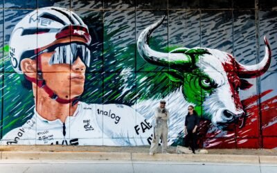 Avanza 50% mural en honor a Isaac del Toro, tras histórica actuación en el Tour de Francia