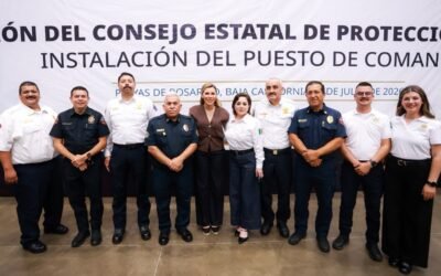 Instalan Puesto de Comando para fortalecer prevención ante fenómenos meteorológicos en BC