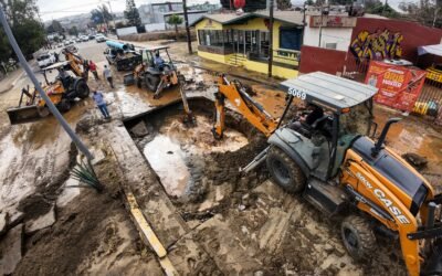 Avería en tubería de CESPE deja sin agua a más de 40 colonias en Ensenada; Ya lo reparan