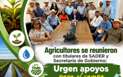 Agricultores urgen apoyos para el campo ante crisis en Mexicali