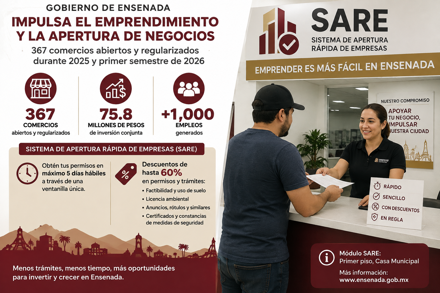 Apertura negocios Ensenada