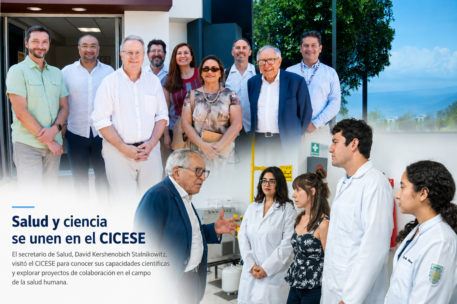 Visitó Srio. Salud CICESE