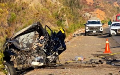 Muere joven tras accidente en Libramiento Ensenada
