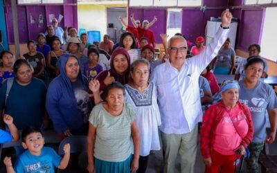 Destaca Alfredo Álvarez, logros de los gobiernos morenistas en asamblea informativa