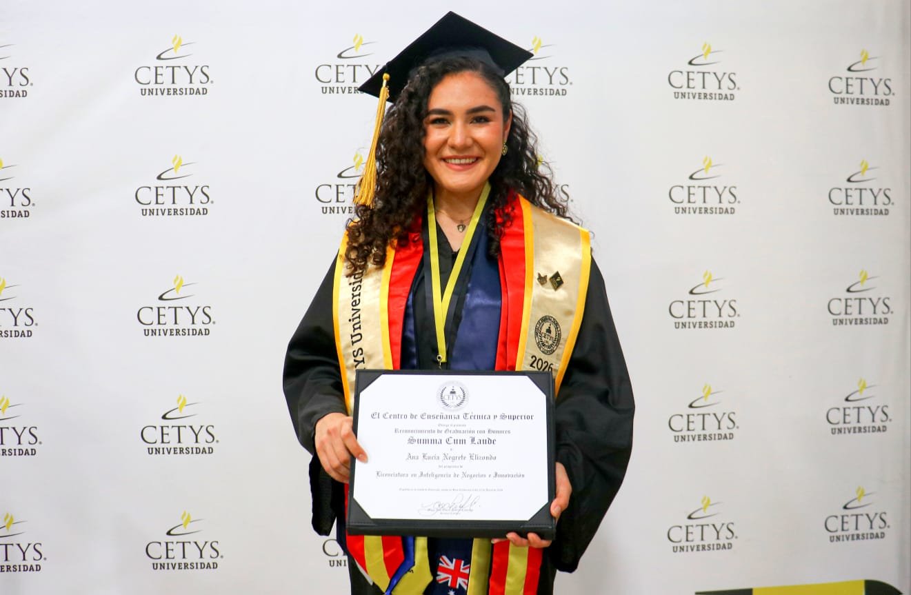 Ana Lucía Negrete, Lic. en Inteligencia de Negocios e Innovación de CETYS
