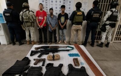 Operativos y cateos en Valle de Guadalupe deja tres detenidos, aseguramiento de armas y droga