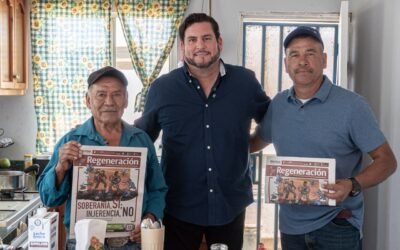 Se reúne Ismael Burgueño con fundadores de Morena en Ensenada