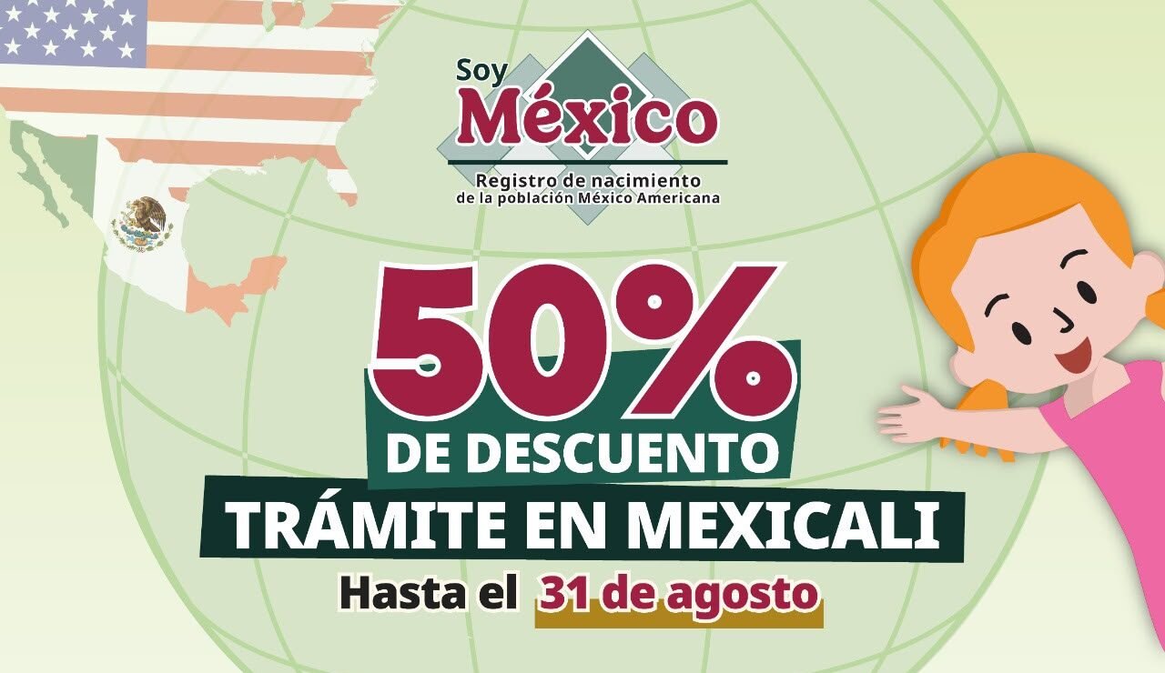 descuento 50% trámite acta nacimiento