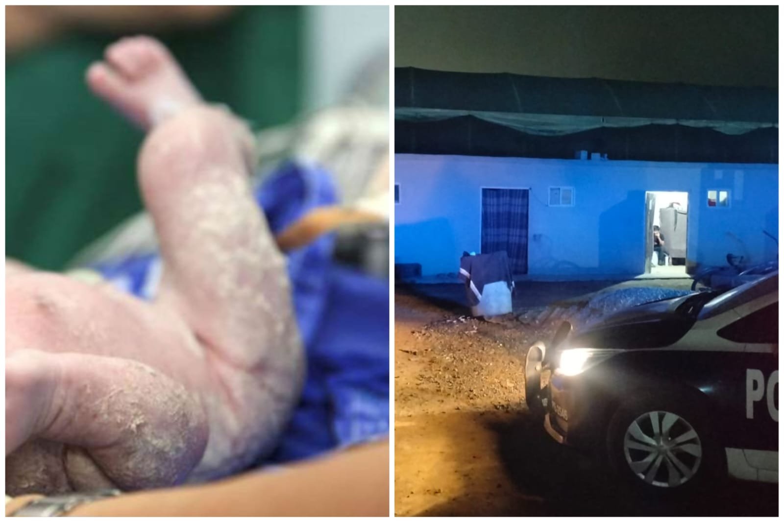 Bebé abandonada Maneadero