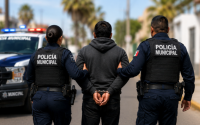 Rescató policía a mujer víctima de violencia; Agente resultó herido por el agresor