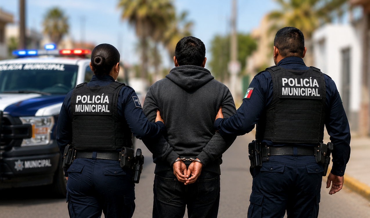 Detención agresor 
