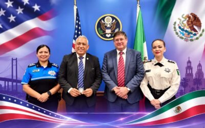 Refuerzan coordinación Policía de Ensenada y Consulado de Estados Unidos