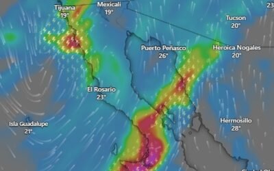 Alertan por lluvias fuertes, vientos de hasta 70 km/h y bajas temperaturas en Baja California