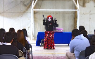 La ¨Catrina se Muda¨ llegó al CECyTE, llama a reforzar tradiciones mexicanas